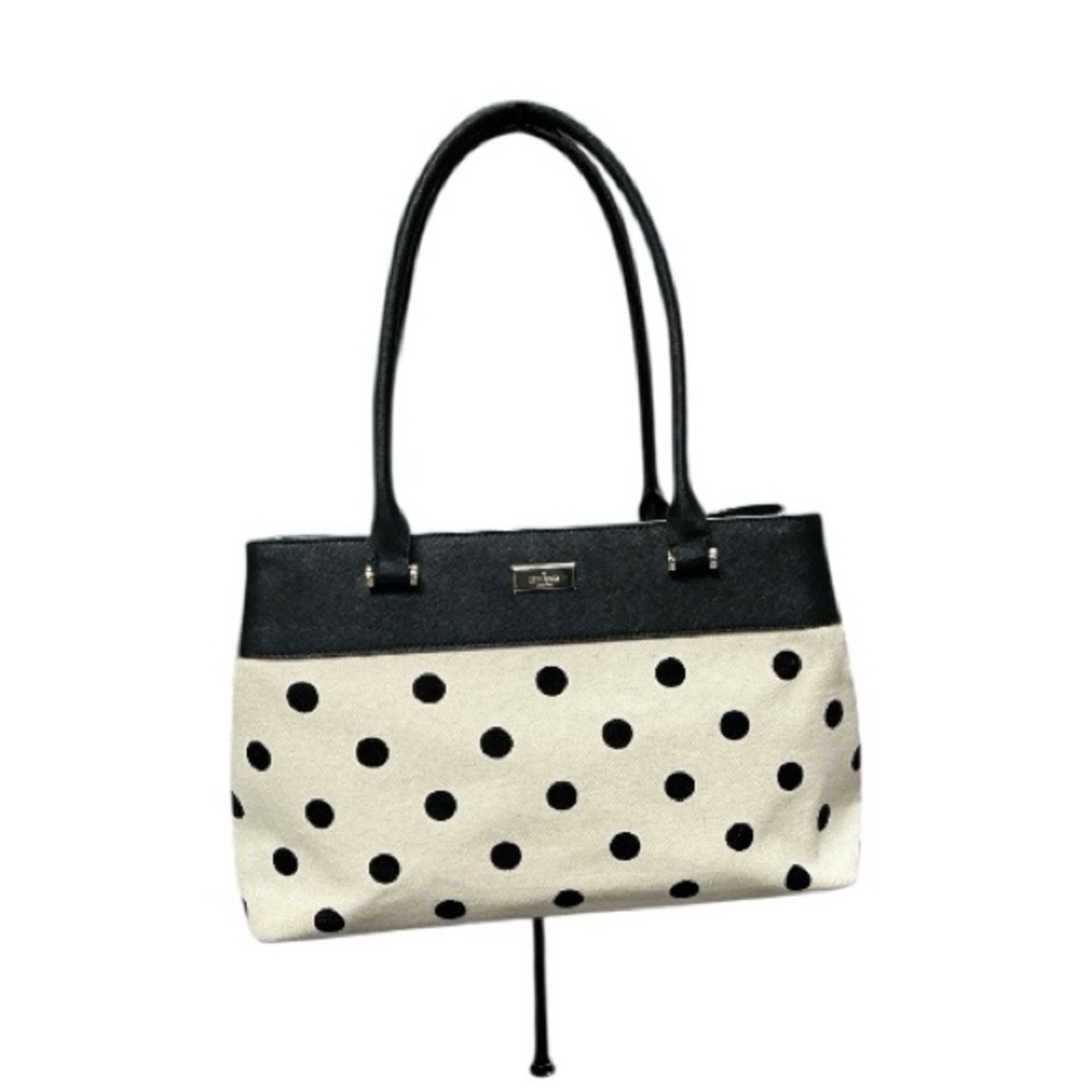 Kate Spade - NWT - Elena Black and Cream Dot Tote